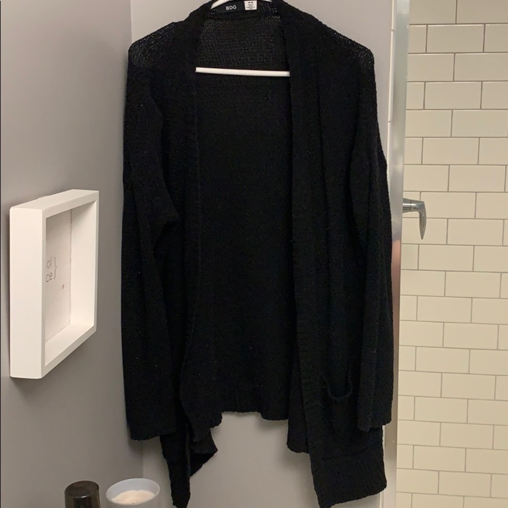 Knit black cardigan